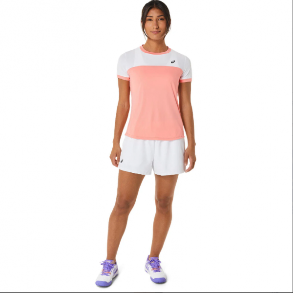 Asics Court Ss Top Kadın Pembe Tenis T-Shirt