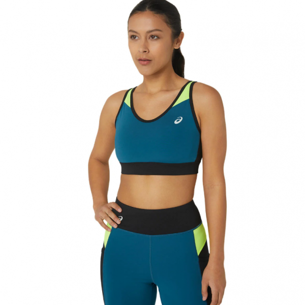 Asics Kadın Yeşil Dolgulu Tenis  Sporcu Sütyeni