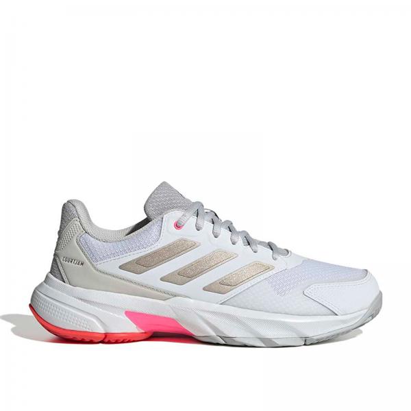 Adidas Courtjam Control 3 Kadın Beyaz Tenis Ayakkabısı